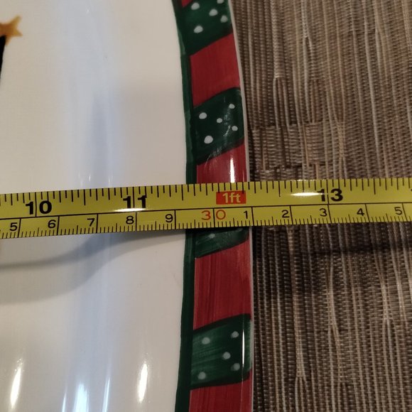 Debbie Mumm Santas Spirit Sakura Serving Platter - Picture 6 of 9